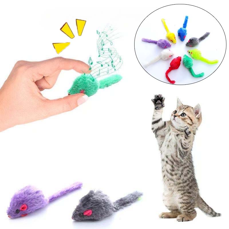 Catnip Interactive Plush Mouse - Игрушка для кошек в виде мыши