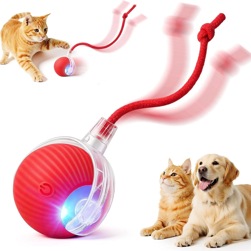 Automatic Moving Dog Ball - Новая интерактивная игрушка для собак: автоматический