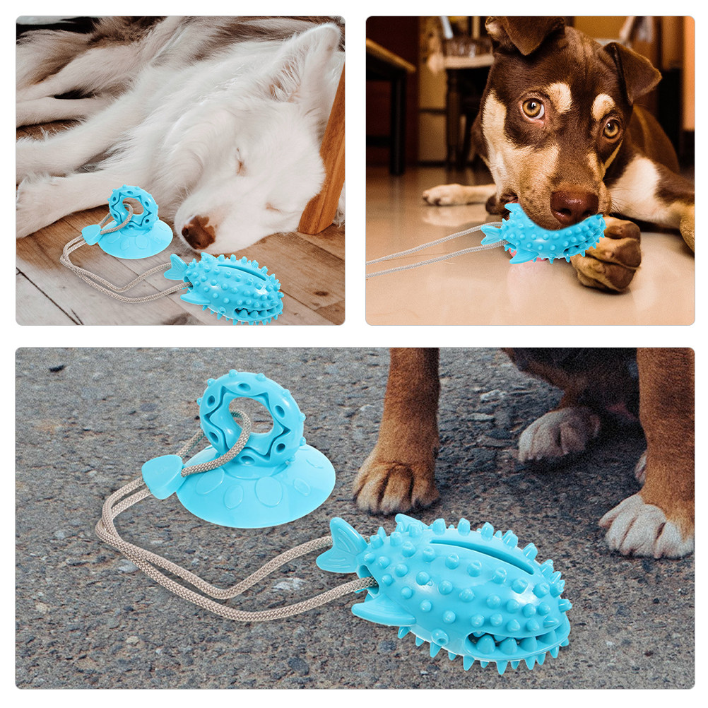 Suction Cup Dog Tug Toy - 2 шт. интерактивная игрушка для собак