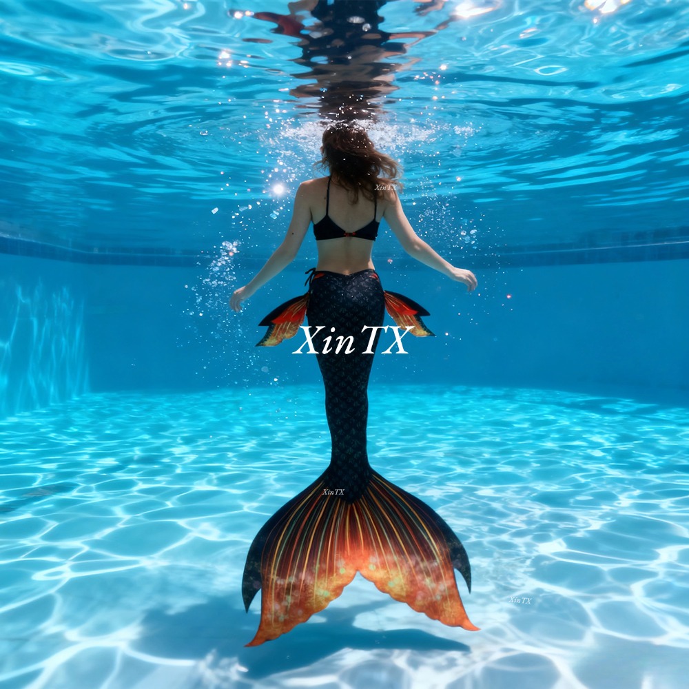 Aquarium - Костюм русалки для взрослых с бюстгальтером