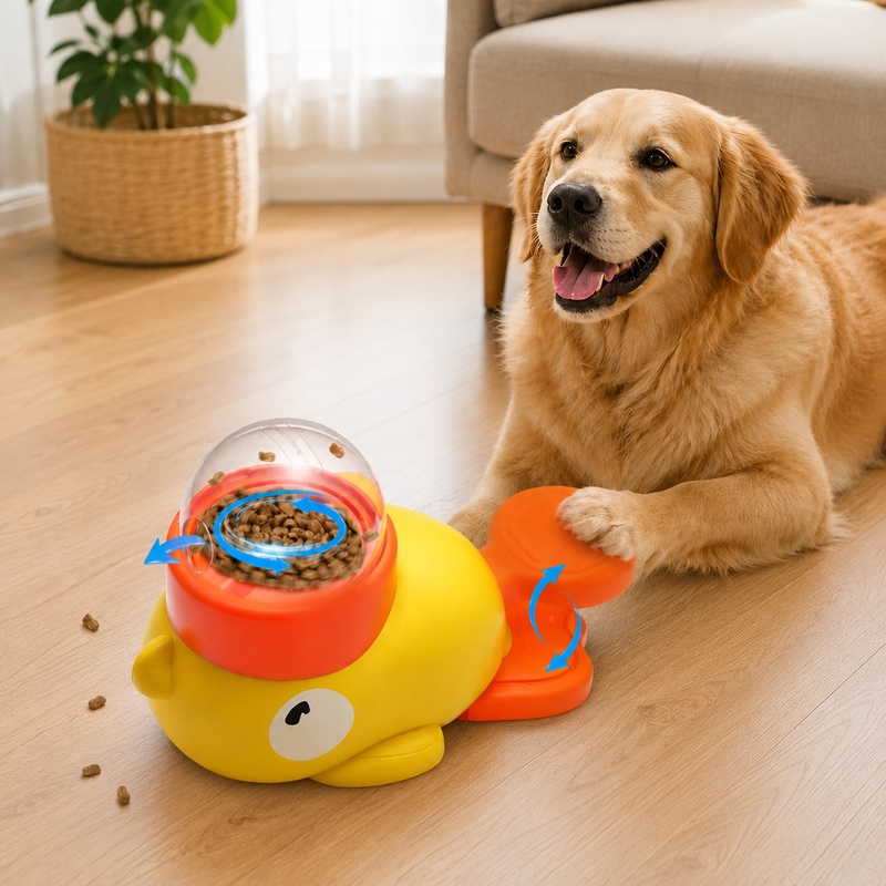 Dog Puzzle Feeder Toy - Интерактивная игрушка-тренер для питомцев в форме