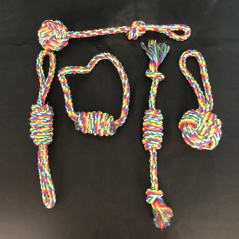 Dog Rope Toy Aggressive Chewers - Прочные веревочные игрушки для собак, устойчивых
