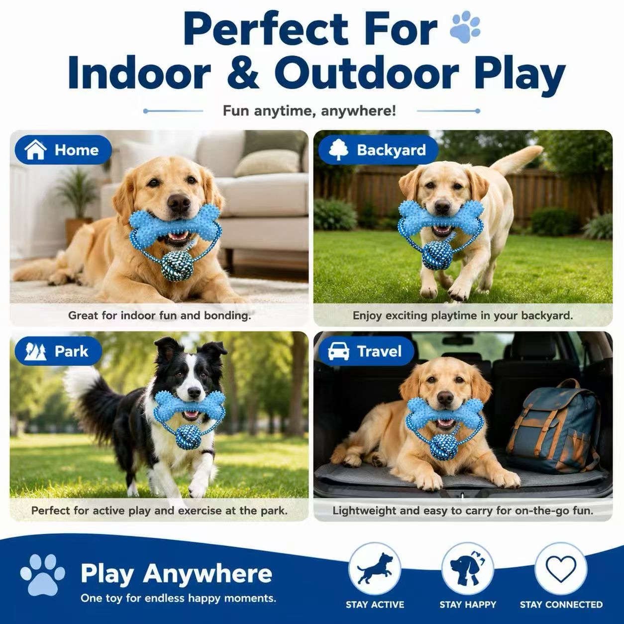 Dog Rope Toy Aggressive Chewers - Игрушки для собак, предназначенные для агрессивных