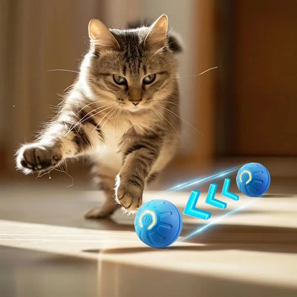 Новый 1 шт., автоматический дв – обзор и цена Automatic Moving Dog Ball