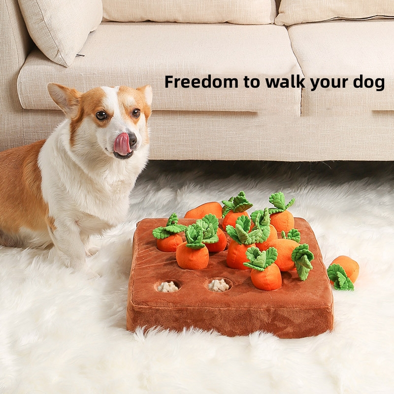 Плюшевая игрушка-морковка для  – обзор и цена Snuffle Mat For Dogs