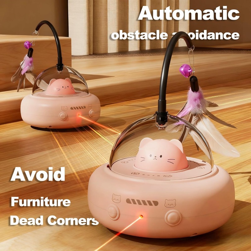 Малошумные интерактивные игруш – обзор и цена Laser Pointer Cat Toy Automatic