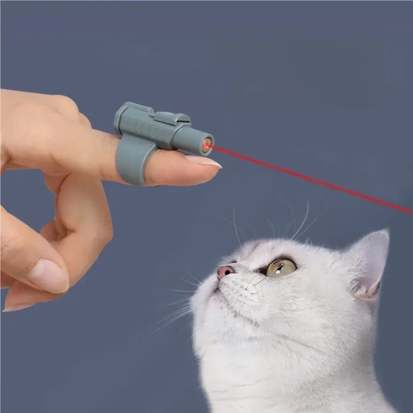 Портативная мини-лазерная игру – обзор и цена Laser Pointer Cat Toy Automatic