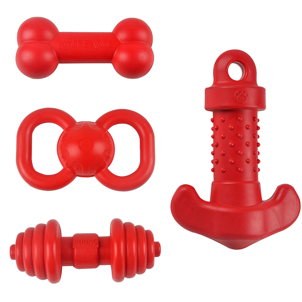 Красная игрушка-кость из TPR д – обзор и цена Indestructible Dog Chew Toy