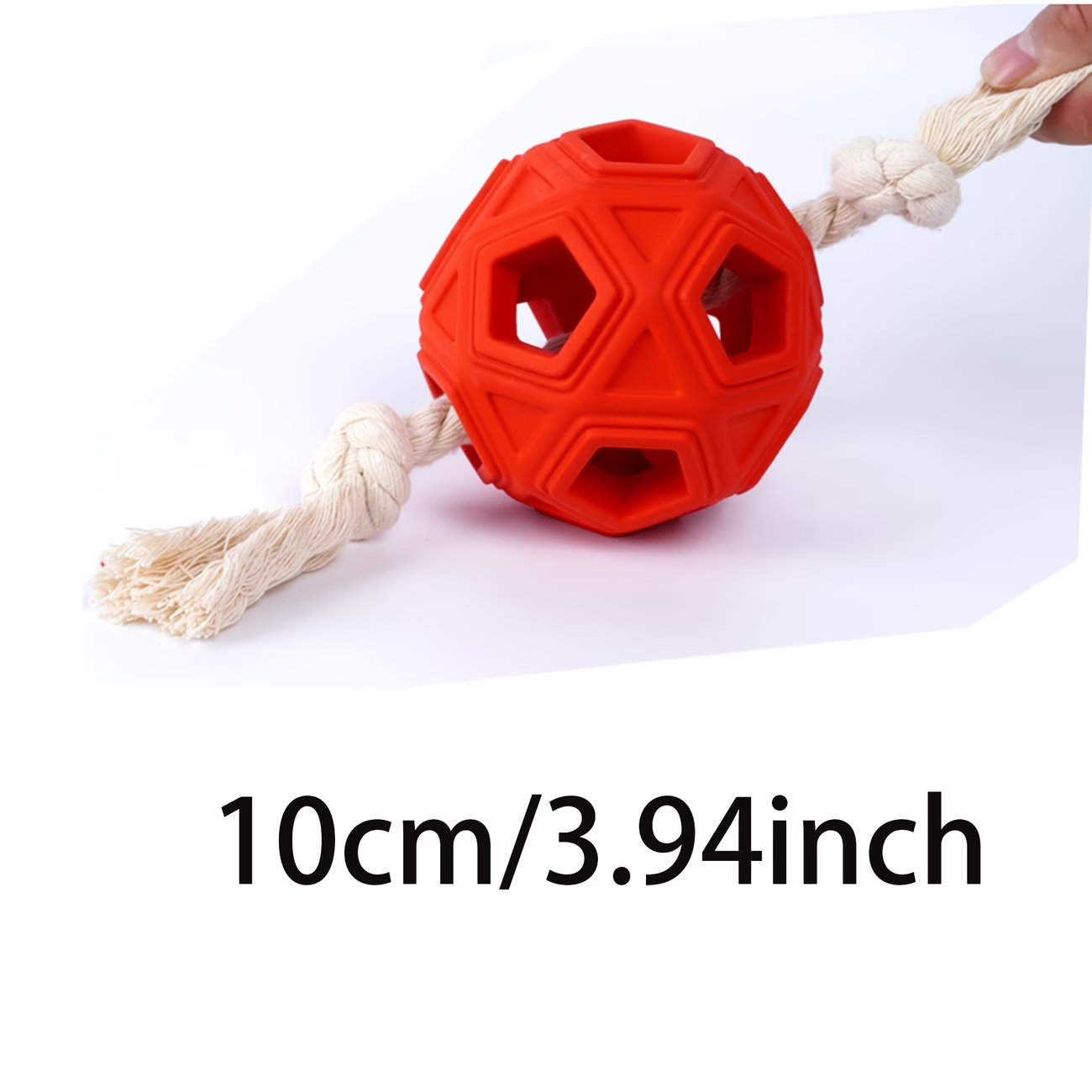 Прочный резиновый мяч для соба – обзор и цена Dog Rope Toy Aggressive Chewers