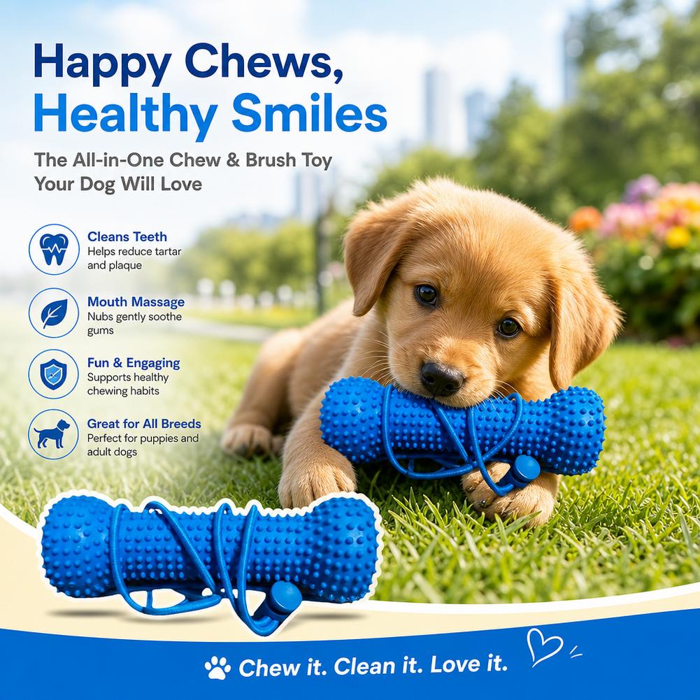 Игрушка для чистки зубов собак – обзор и цена Teeth Cleaning Dog Chew Bone