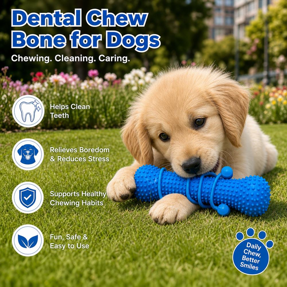 Игрушка для чистки зубов собак – обзор и цена Teeth Cleaning Dog Chew Bone