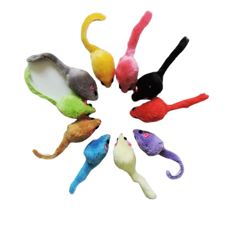 8 шт. плюшевых игрушек-мышей д – обзор и цена Catnip Interactive Plush Mouse