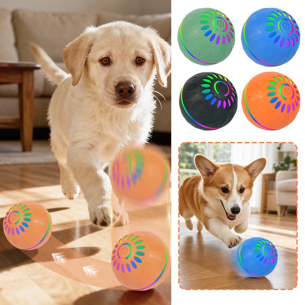 Умный интерактивный мяч-игрушк – обзор и цена Automatic Moving Dog Ball