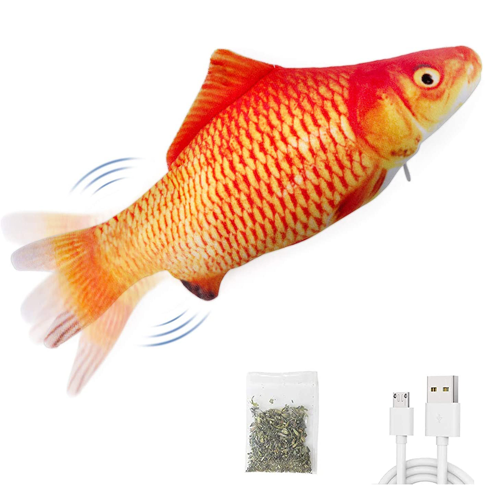 Игрушка для кошек в виде рыбы  – обзор и цена Electric Floppy Fish Dog Toy