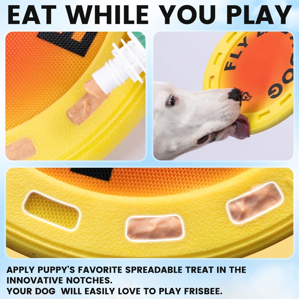 Прочный летающий диск для соба – обзор и цена Flying Disc Dog Training Toy