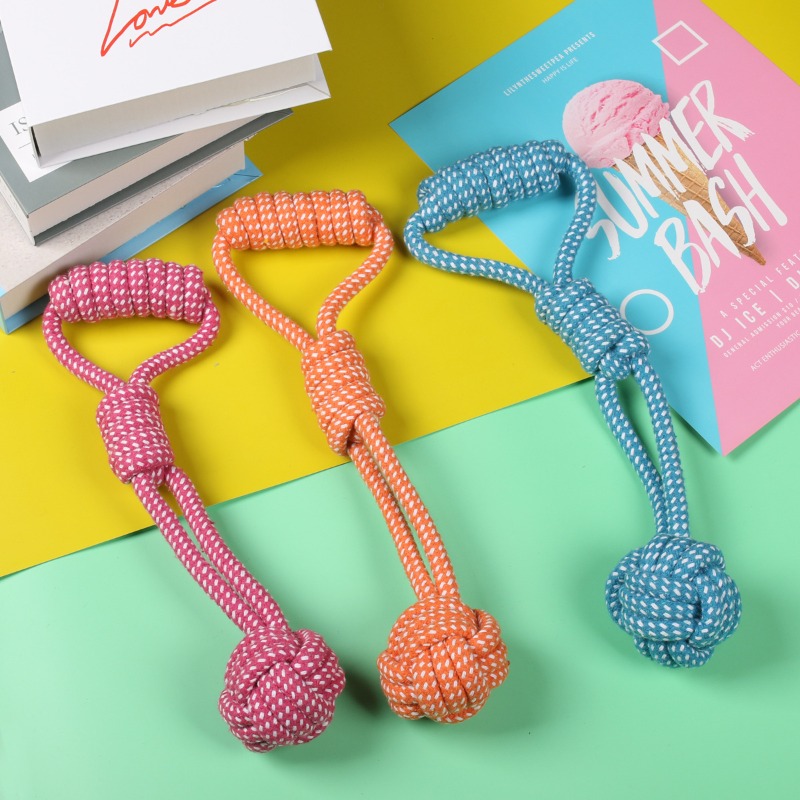 1 шт. жевательная игрушка с уз – обзор и цена Dog Rope Toy Aggressive Chewers