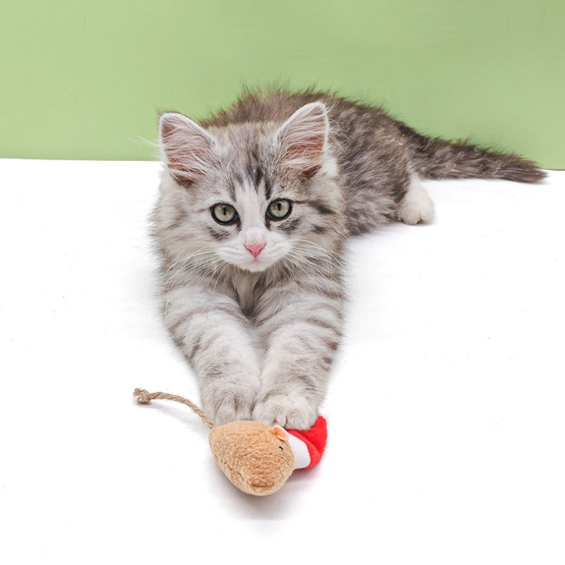 5 шт., жевательная игрушка для – обзор и цена Catnip Interactive Plush Mouse
