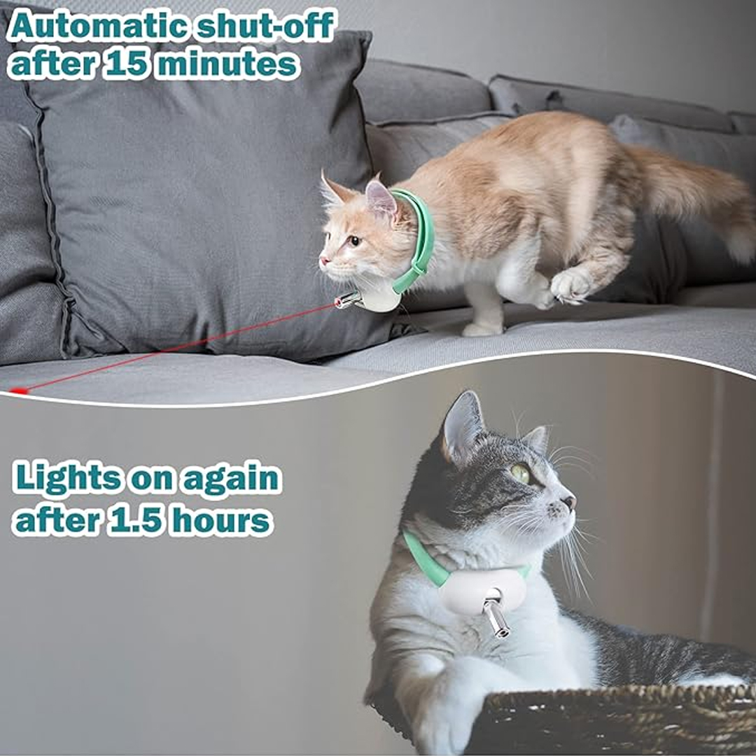 Ошейник с лазерной указкой для – обзор и цена Laser Pointer Cat Toy Automatic