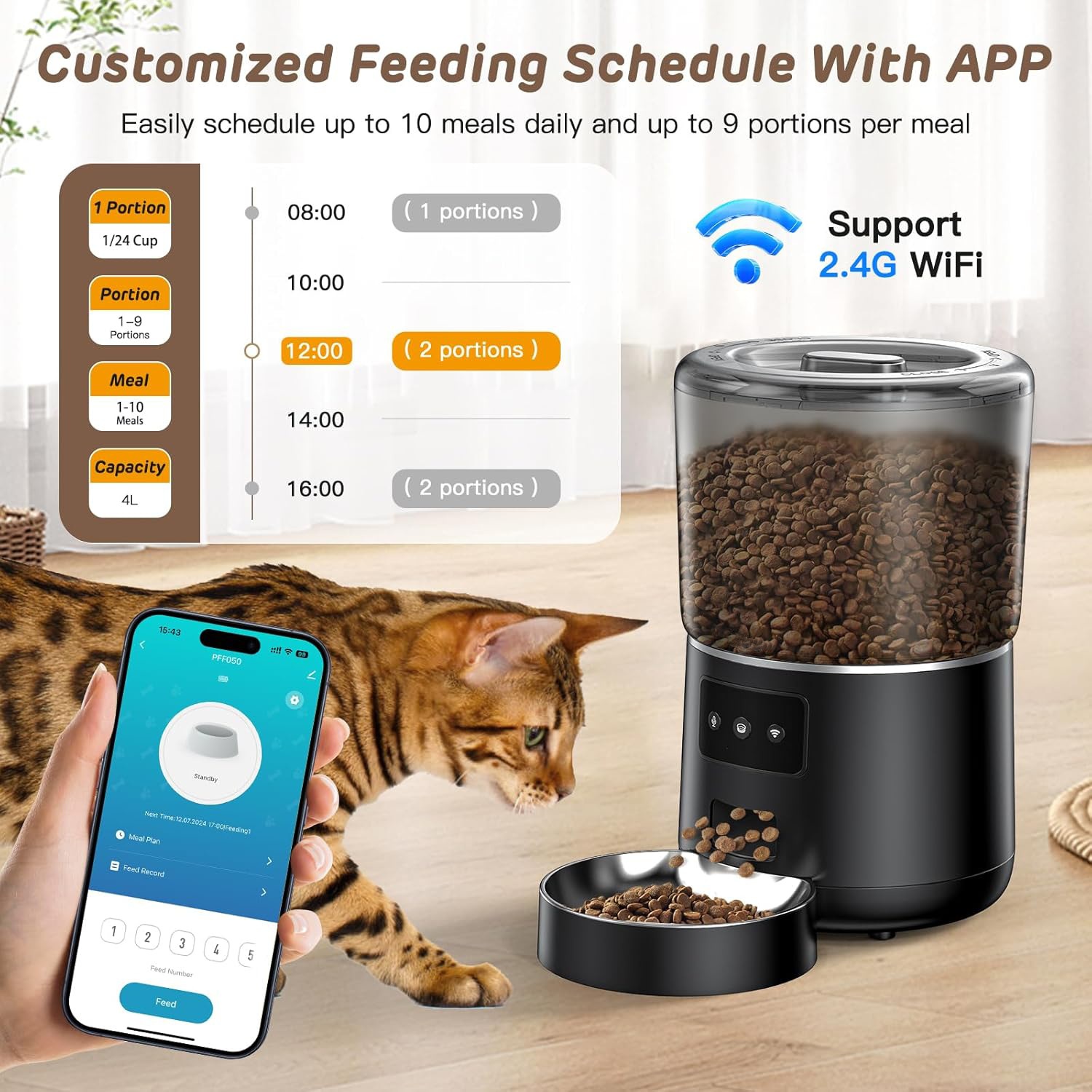Автоматическая кормушка для жи – обзор и цена Pet Feeders