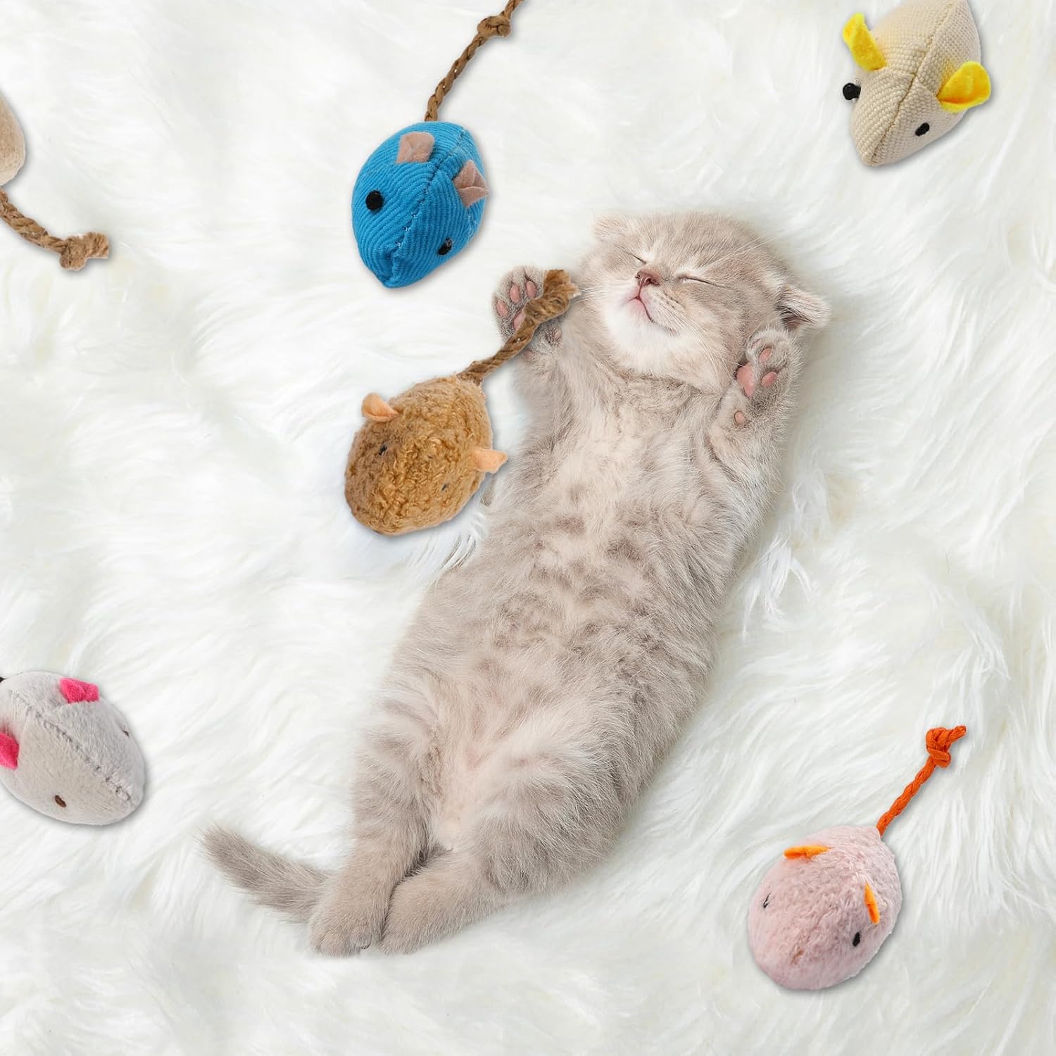 8. Интерактивные игрушки для к – обзор и цена Catnip Interactive Plush Mouse