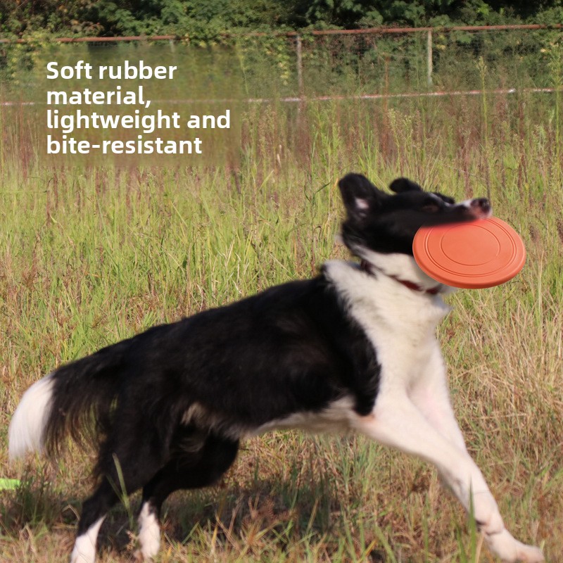 Устойчивый к укусам плавающий  – обзор и цена Flying Disc Dog Training Toy
