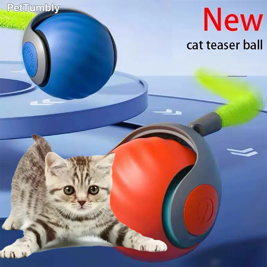 Интерактивная игрушка для коше – обзор и цена Automatic Moving Dog Ball