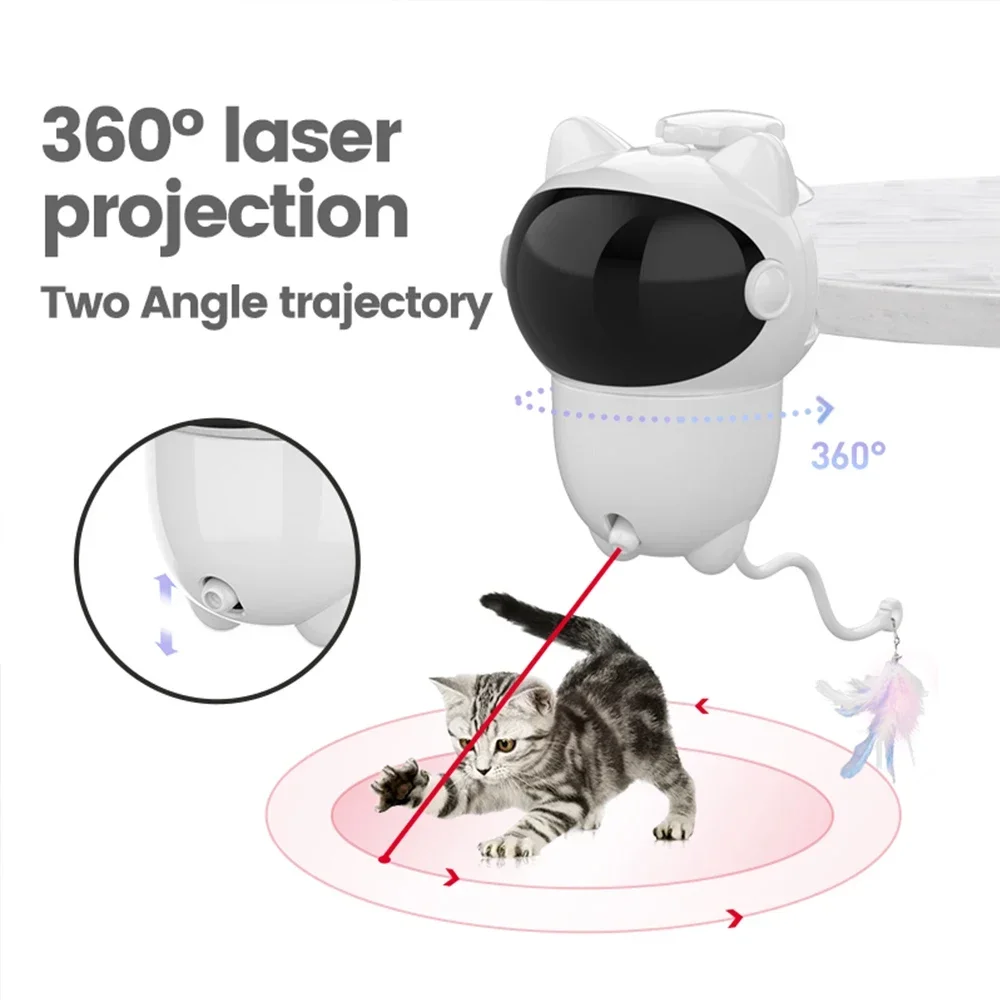 Интерактивная лазерная игрушка – обзор и цена Laser Pointer Cat Toy Automatic