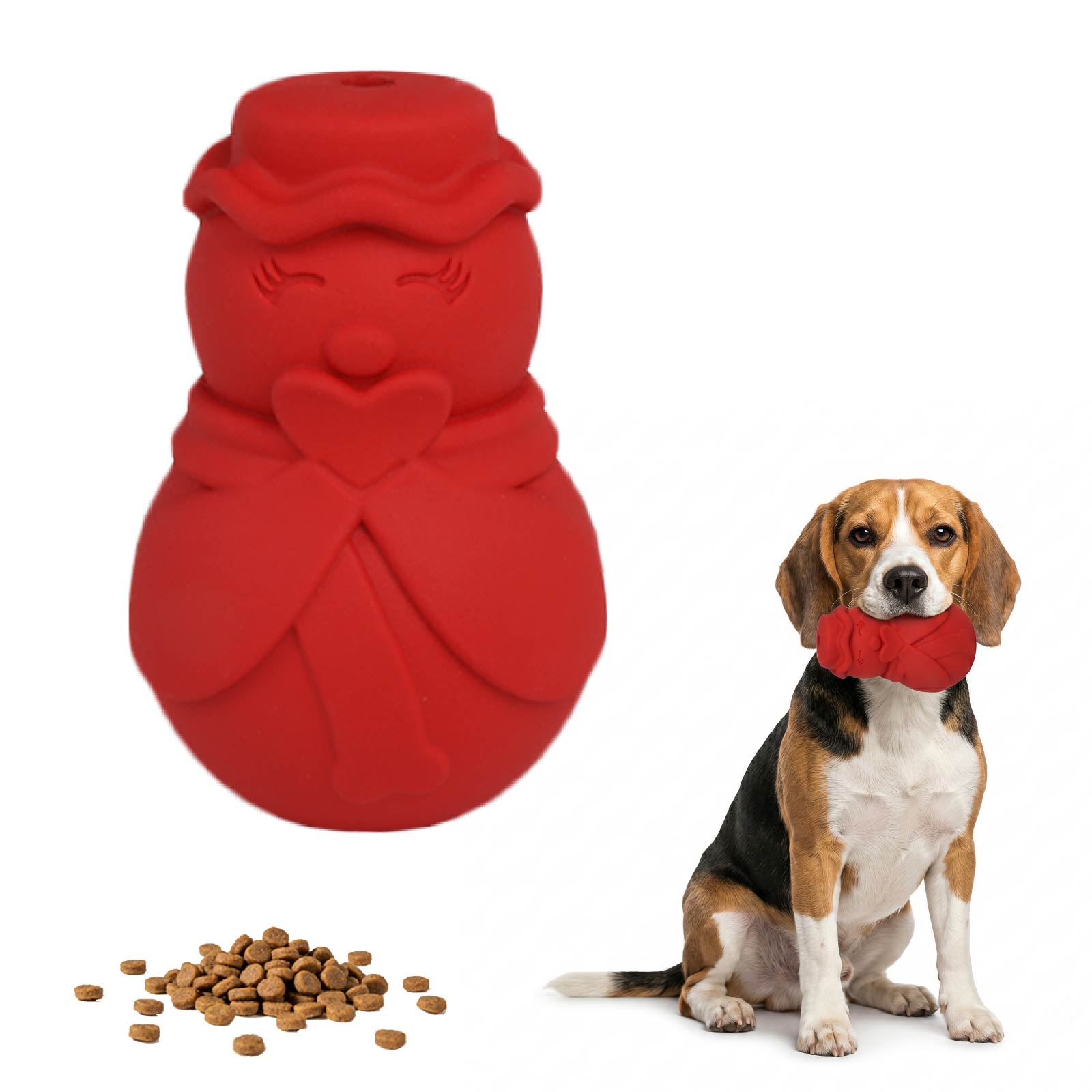 Игрушка-головоломка «Снеговик» – обзор и цена Rubber Treat Dispensing Dog Toy