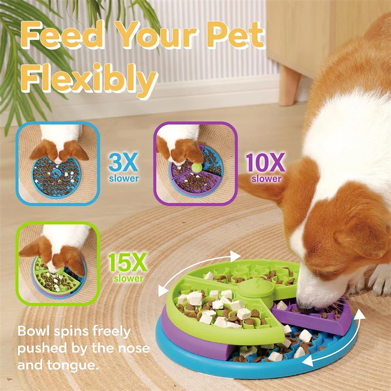 Головоломка для собак, медленн – обзор и цена Dog Puzzle Feeder Toy